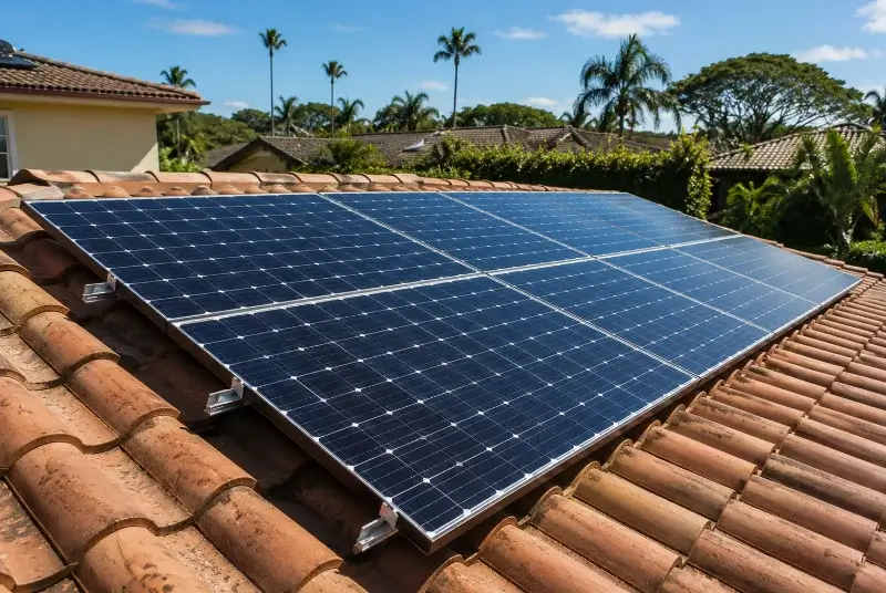 Installation de panneaux solaires au Rheu